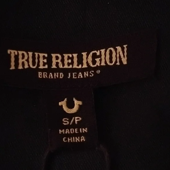 NWT True Religion denim top - Picture 3 of 8